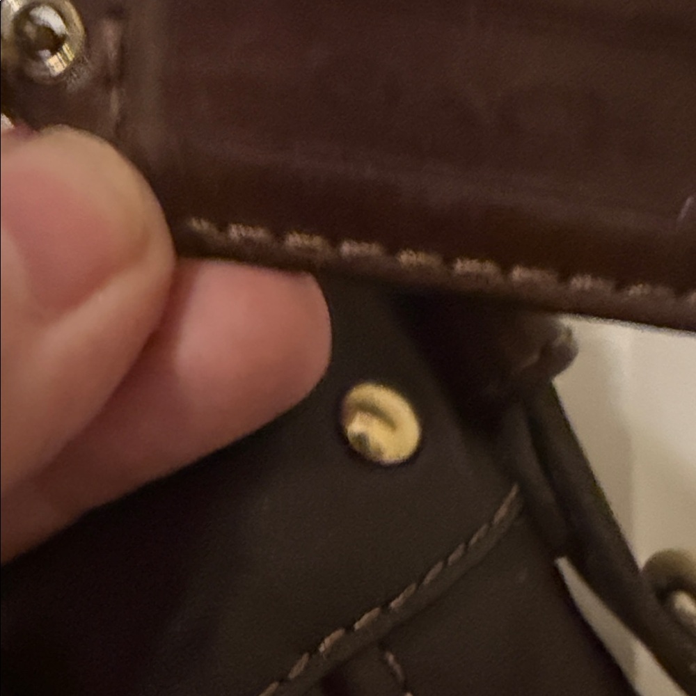 Coach Zoe Leather Shoulder Hobo Bag - Brown June 2009 - Picture 5 of 15